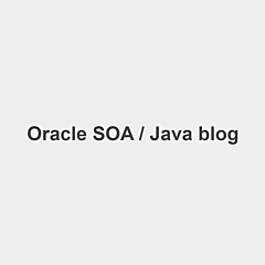 Oracle SOA/Java blog