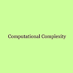 Computational Complexity