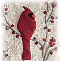 Karen&#39;s Quilts, Crows and Cardinals