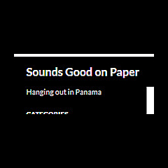 Sounds Good on Paper