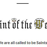 Saint of the Week
