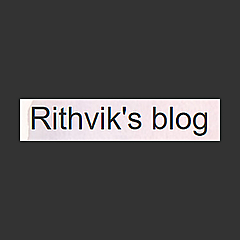 Rithvik's blog