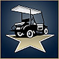 Celebrities in Golf Carts