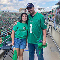 A Dad and Daughter Talk Notre Dame Football