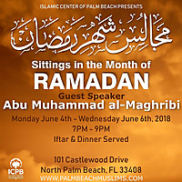 Sittings in Ramadan 1439 - 2018