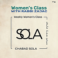 Woman's Class With Rabbi Zajac