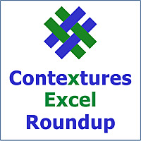 Contextures Excel Roundup