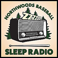Northwoods Baseball Sleep Radio - Fake Baseball for Sleeping