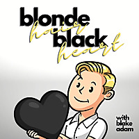 Blonde Hair Black Heart