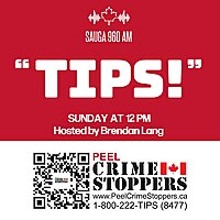 TIPS by Peel Crime Stoppers