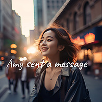 Amy sent a message