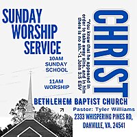 Bethlehem Baptist Church-Danville, VA-Sermons