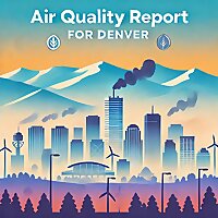 Daily Air Quality Report for Denver CO