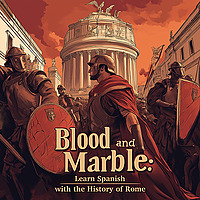 Blood and Marble: Learn Spanish with the History of Rome