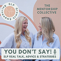 You Don't Say! SLP Real Talk, Advice and Strategies