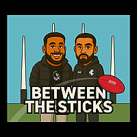 Between the sticks