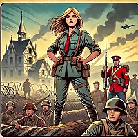 Grace Harlowe with the Marines at Chateau Thierry