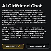 AI Girlfriend Chatbots