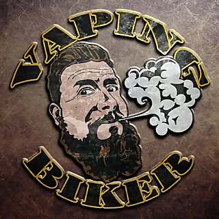 Vaping Biker