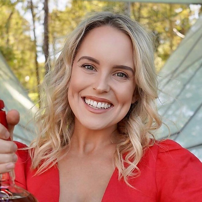A Girl Tasting Whiskey