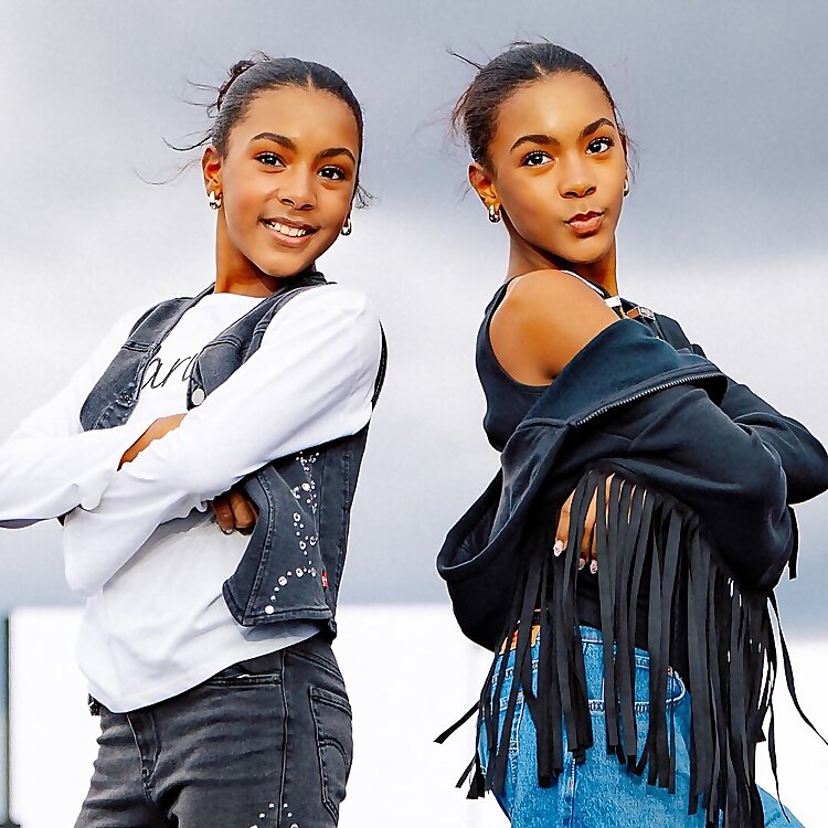 Ava Marie McClure and Alexis Valora McClure