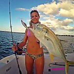 Girls fishing