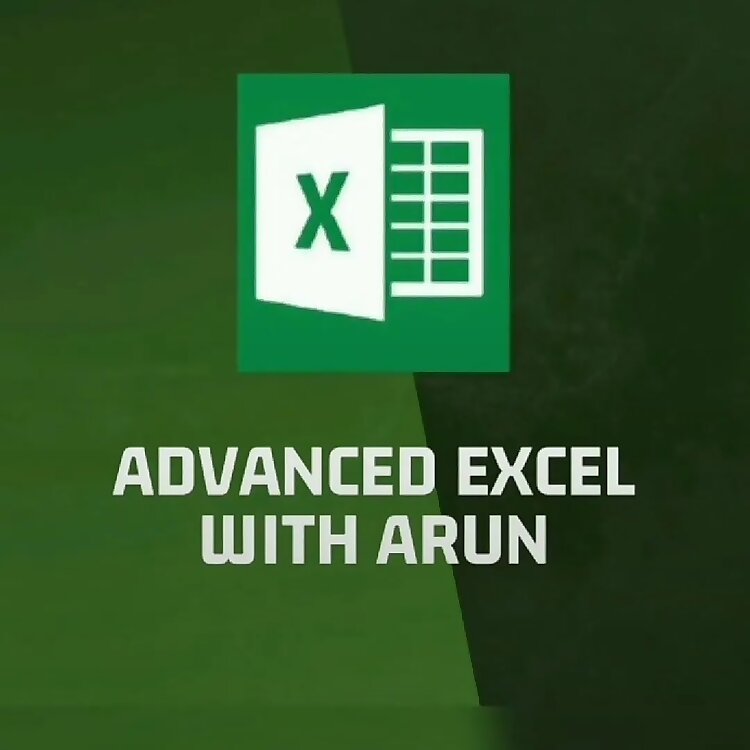 Advanced Excel with Arun