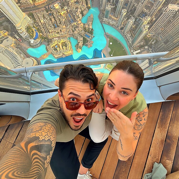 Anthony Silva and Mariana Raymundi