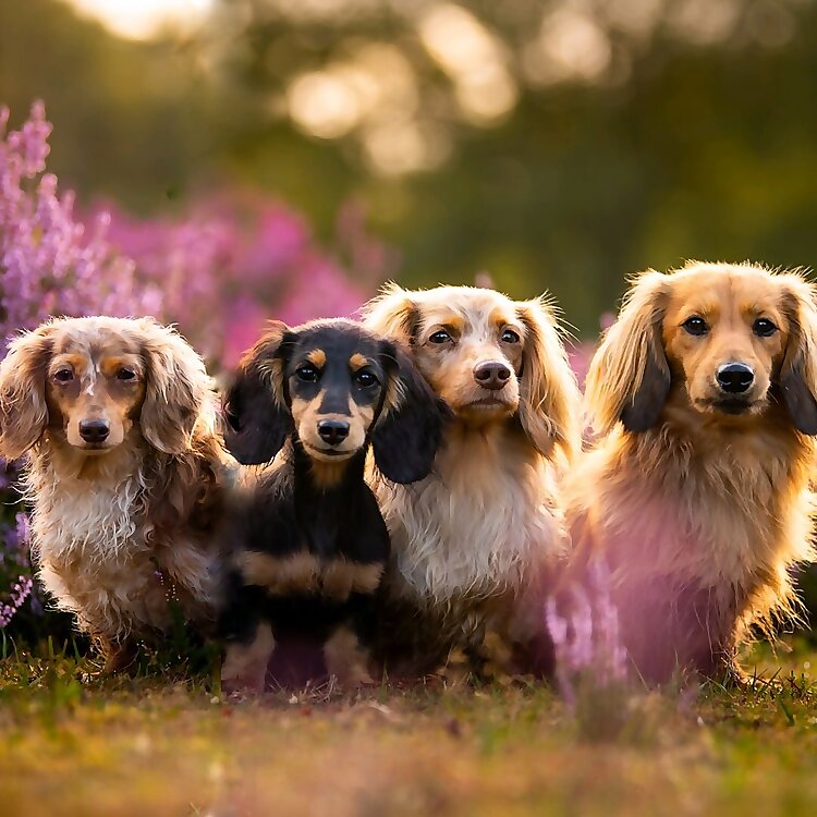 Buddy & Beau & Stella & Dulcie