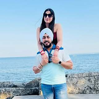 Jass Chhabra and Simran Kaur