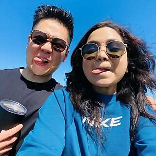 Donnie Kim and Radhika 