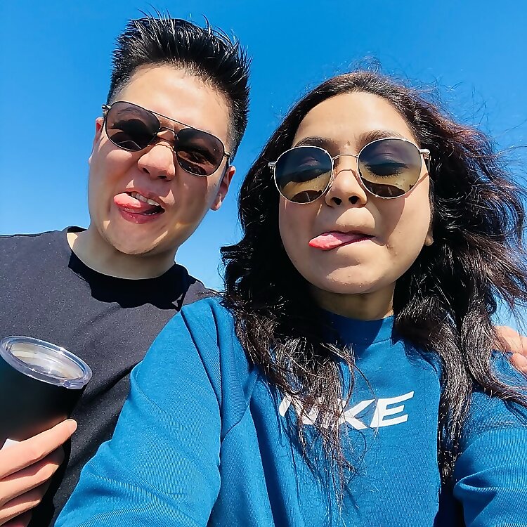 Donnie Kim and Radhika 