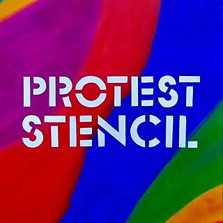 Protest Stencil