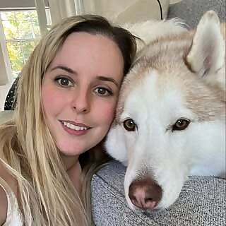 Kat Harris & Dexter the Husky