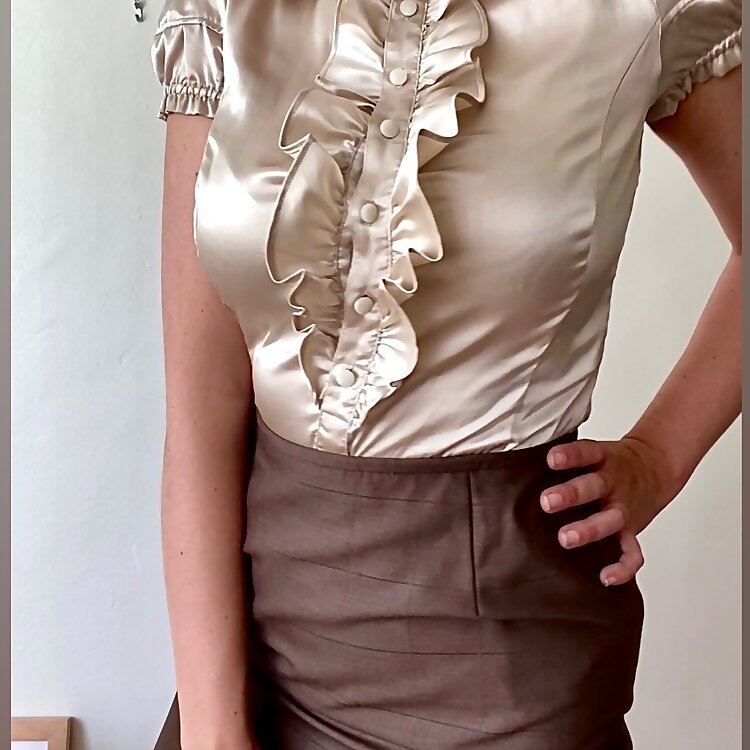 Satin Fetish Wife